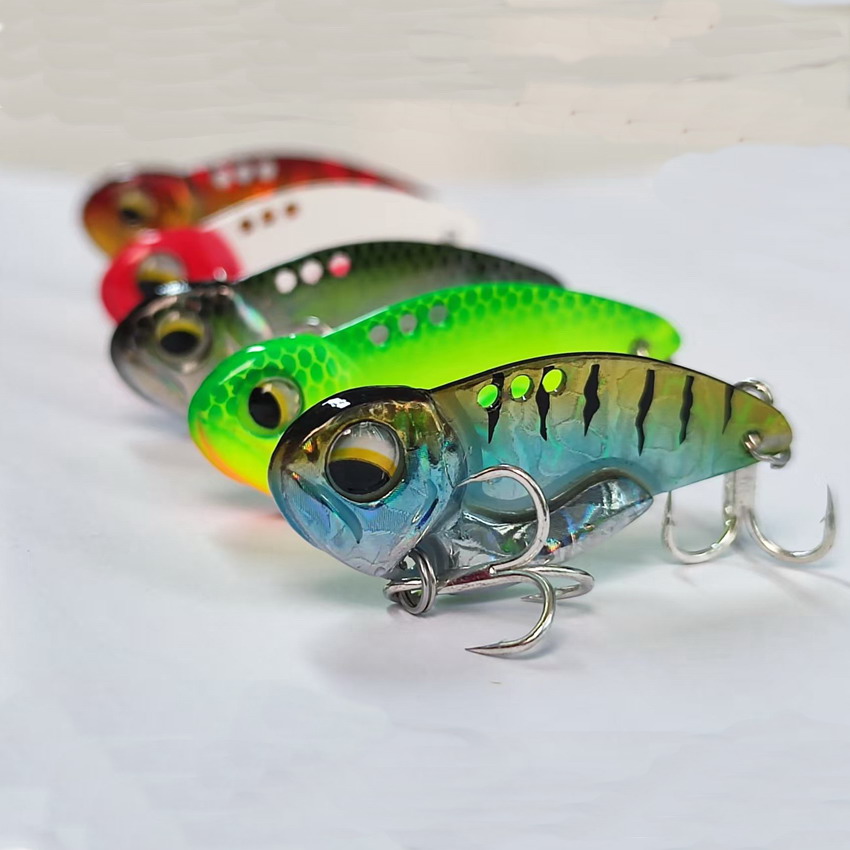 3D Printing Lure - 6pcs โลหะ VIB เหยื่อตกปลา 7.3g 10g