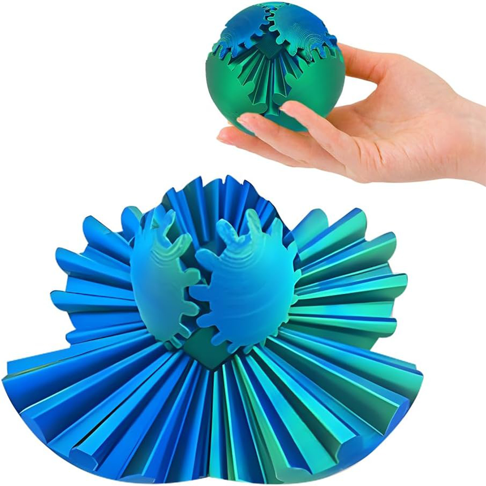 3D Printing Table - Gear Ball 3D พิมพ์ Fidget ของเล่น