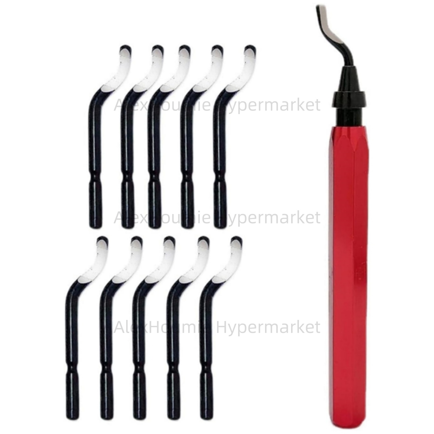 3D Print Removal Tool - RB1000 โลหะ Burr Deburring ชุดเครื่องมือ 10