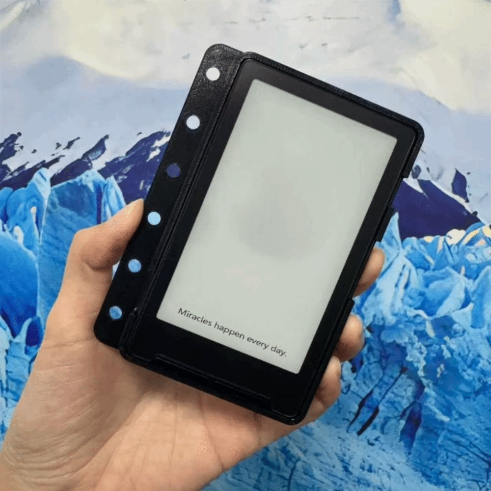 3D Printing Ebook - 3D พิมพ์เคสป้องกันการชนกันแบบป้องกันการตกกระแทกแม่เหล็กอีบุ๊คเรดเดอร์เคสปกแข็งเคสแม่เหล็กสำหรับ XTEINK X4