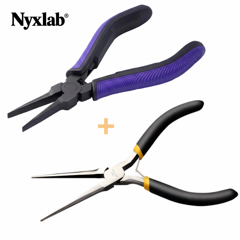 3D Print Removal Tool - คีมปากยาวแบบอัพเกรดและคีมตัดเฉียงแบบยาว, เครื่องมือสำหรับเครื่องพิมพ์ 3 มิติเพื่อการถอดชิ้นส่วนรองรับการพิมพ์ 3 มิติได้อย่างง่ายดาย
