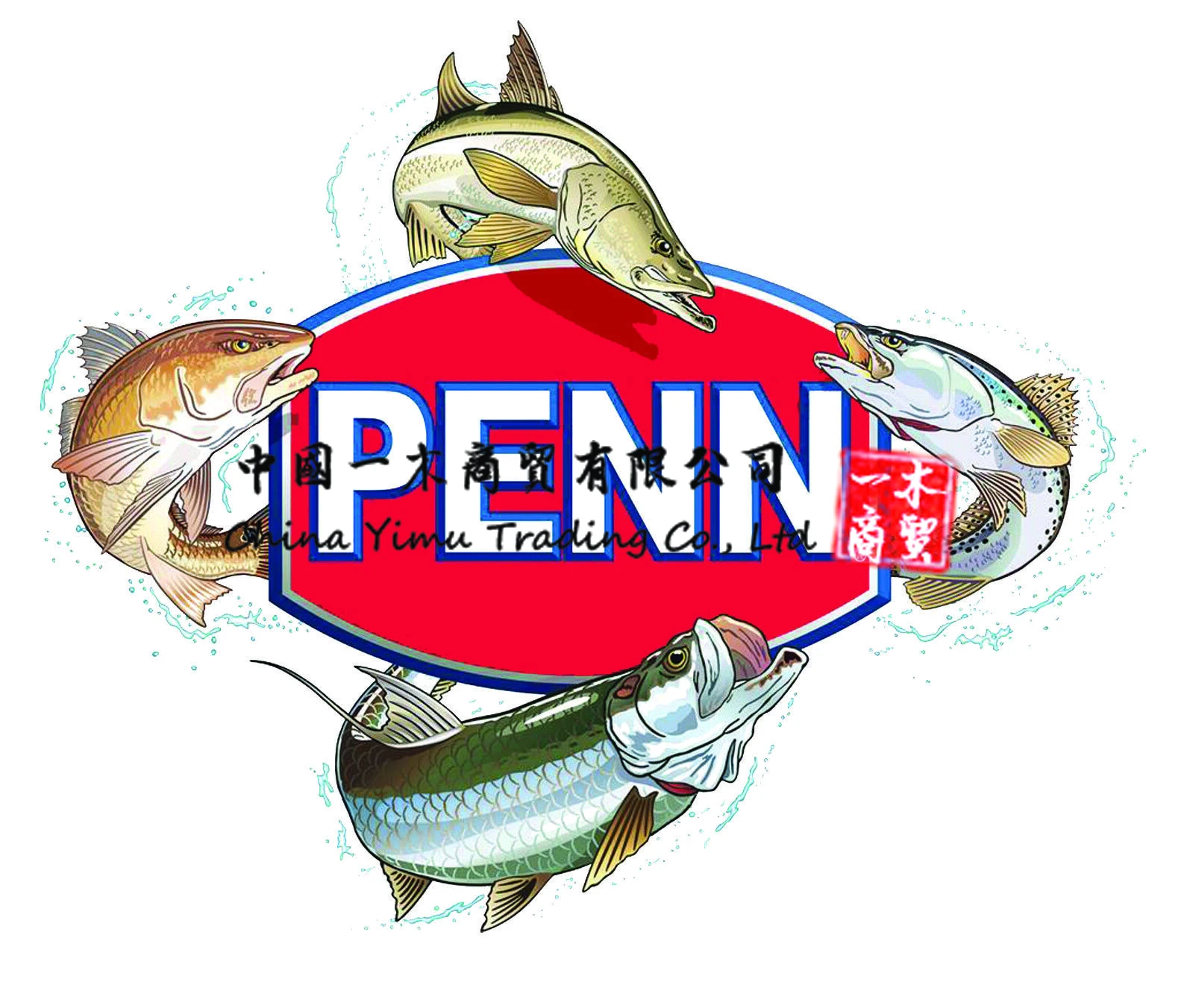 3D Printing Lure - สติ๊กเกอร์รถเหมาะสําหรับ Penn ตกปลาสติกเกอร์ Lake Mix ปลาเทราท์รูปลอกป้ายรูปลอก