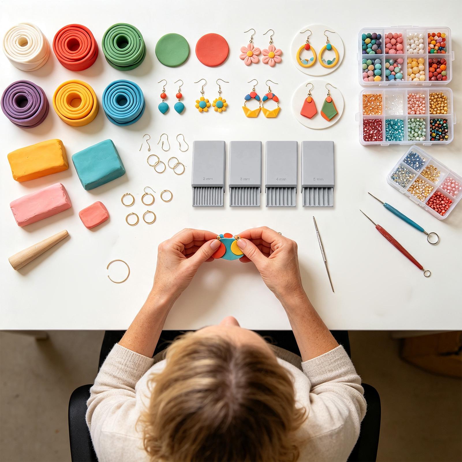 3D Printing Workshop - เครื่องทำลูกปัดดินเหนียวพิมพ์ 3 มิติ DIY ใช้ซ้ำได้ สำหรับทำเครื่องประดับ