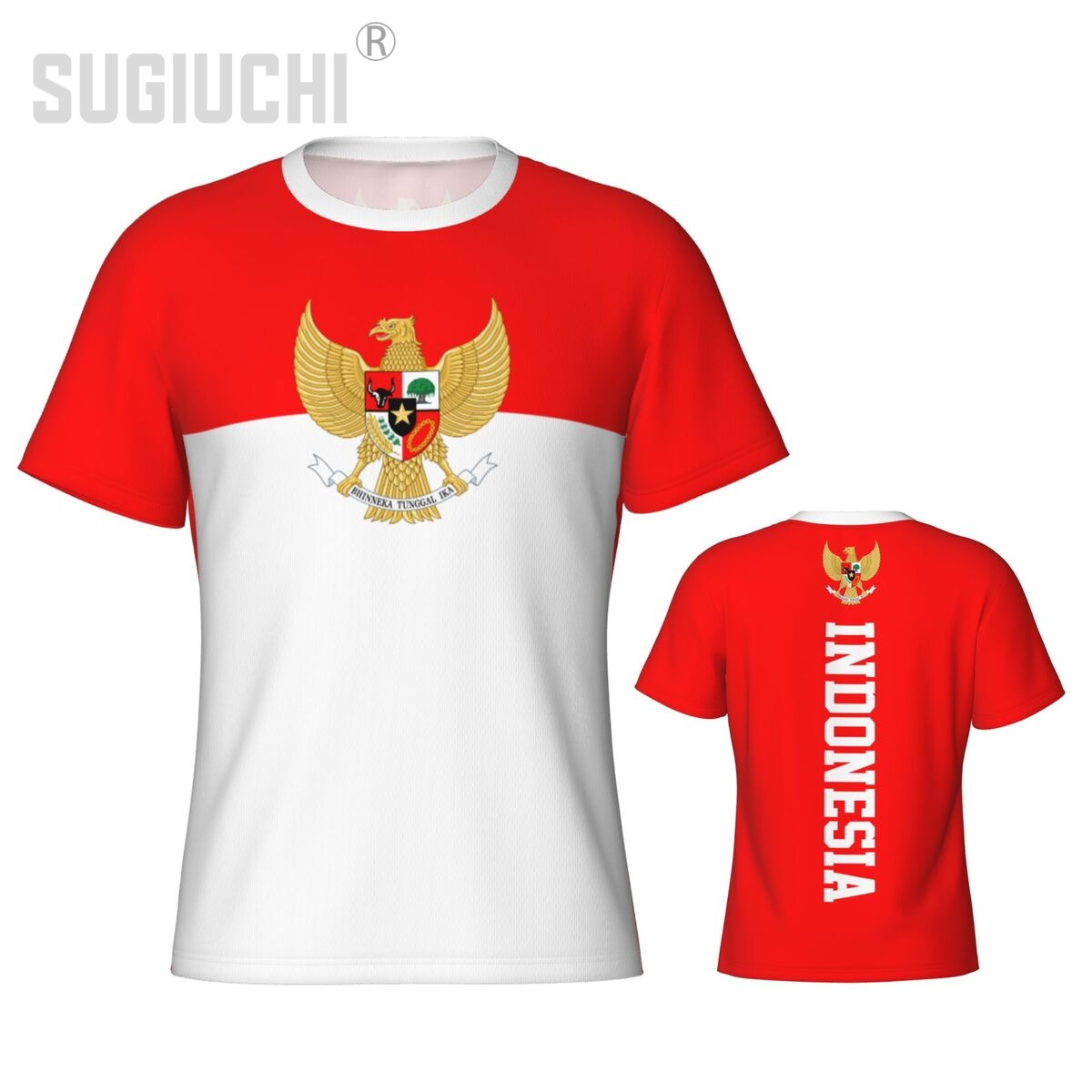3D Printing Indonesia - แน่นกีฬาเสื้อยืดอินโดนีเซียธงอินโดนีเซีย 3D สําหรับผู้ชายผู้หญิง Tees jersey เสื้อผ้าฟุตบอลฟุตบอลแฟนของขวัญรักชาติ