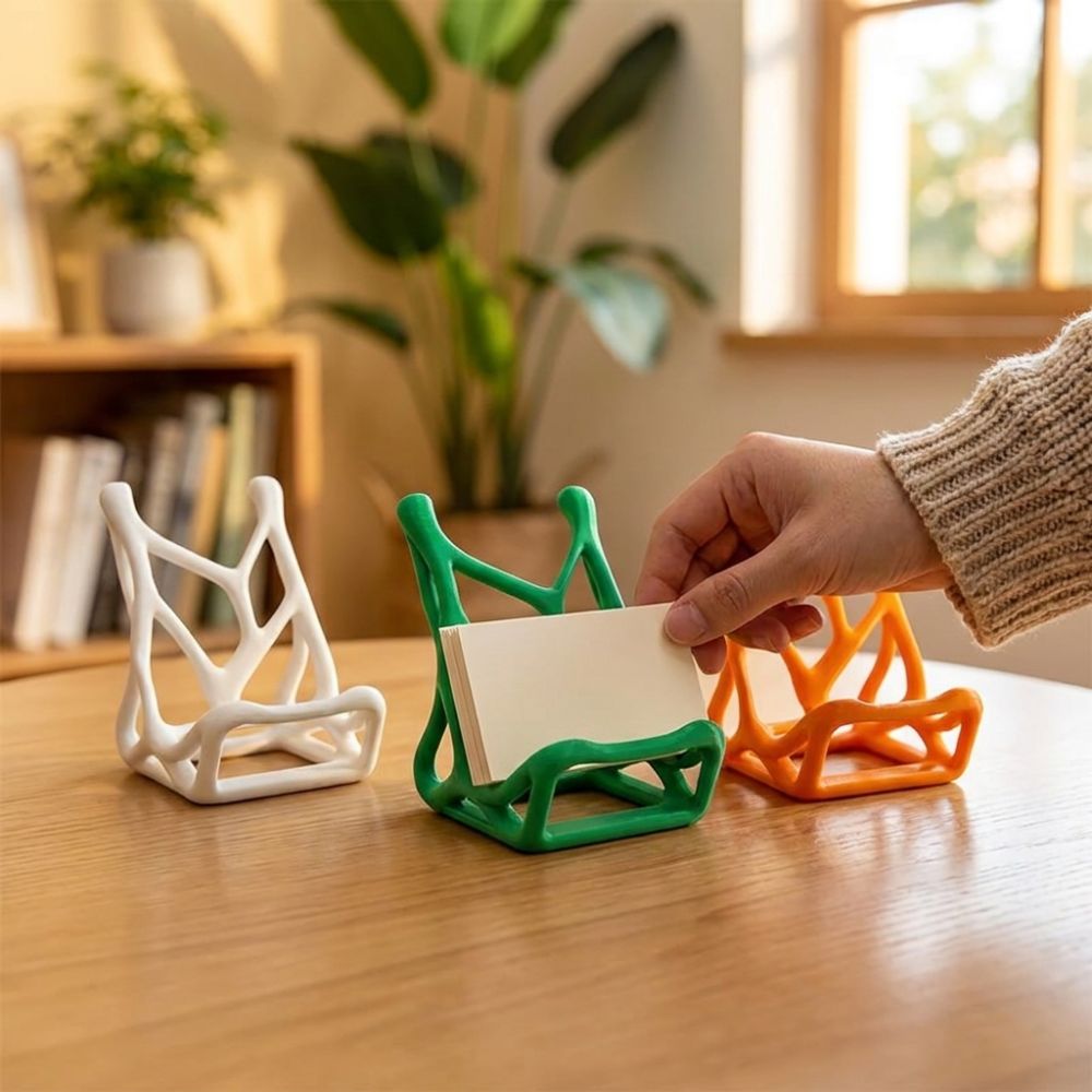 3D Printing Table - ขาตั้งโทรศัพท์รูปโครงกระดูกพิมพ์ 3 มิติ ใช้งานได้โดยไม่ต้องถือ ป้องกันการลื่นตก ตกแต่งโต๊ะทำงาน