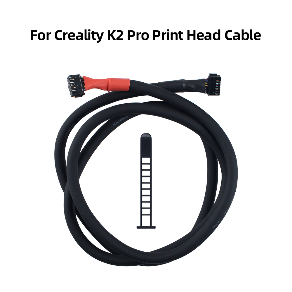 3D Printing Output - สำหรับสายเคเบิลหัวพิมพ์ Creality K2 Pro ติดตั้งง่าย ใช้ได้ทันทีสำหรับชิ้นส่วนเครื่องพิมพ์