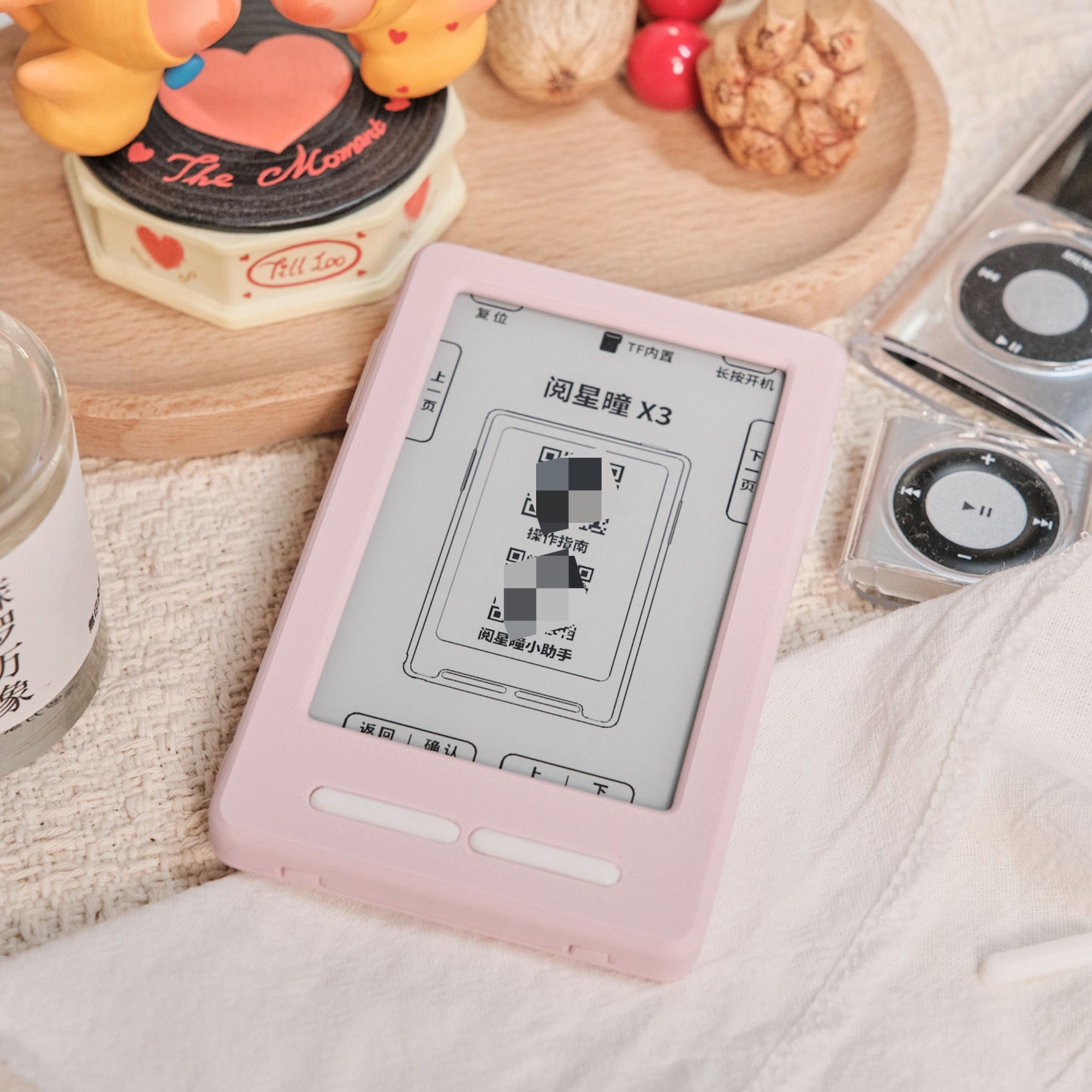 3D Printing Ebook - XTEINK X3 อี-อิงค์รีดเดอร์เคสป้องกันแบบเต็มปกพิมพ์ 3 มิติเคสอีรีดเดอร์กันกระแทกสำหรับเครื่องอ่านอีบุ๊ก XTEINK