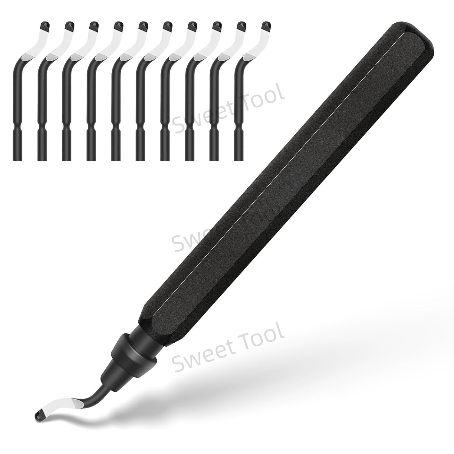 3D Print Removal Tool - เครื่องมือลบคมโลหะ ด้ามจับโลหะ พร้อมใบมีดหมุนได้ 1/10/11 ใบ สำหรับลบคม