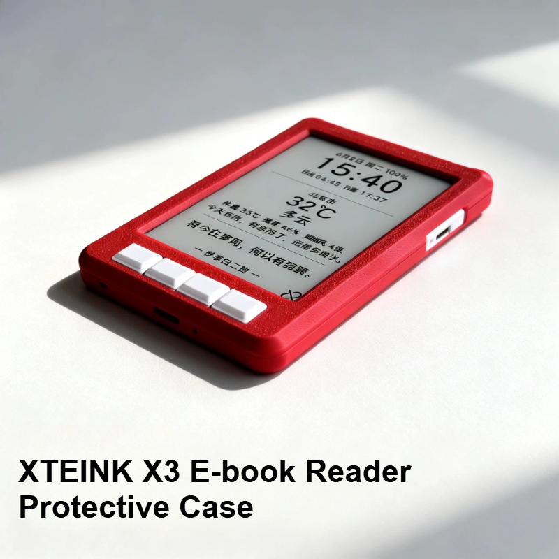 3D Printing Ebook - XTEINK X3 เครื่องอ่านอีบุ๊กเคสป้องกัน เคสคอนโซลเกมแบบรวมทุกอย่าง การพิมพ์ 3
