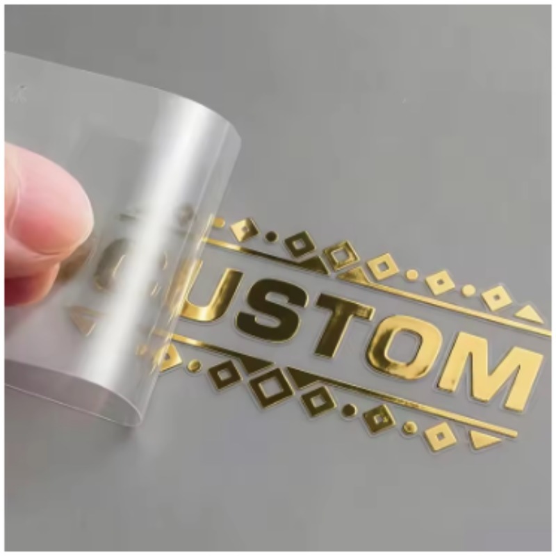 สติกเกอร์ติดขวดน้ำหอมแบบนูนลาย - 3D Printing Gold บทวิจารณ์และราคา