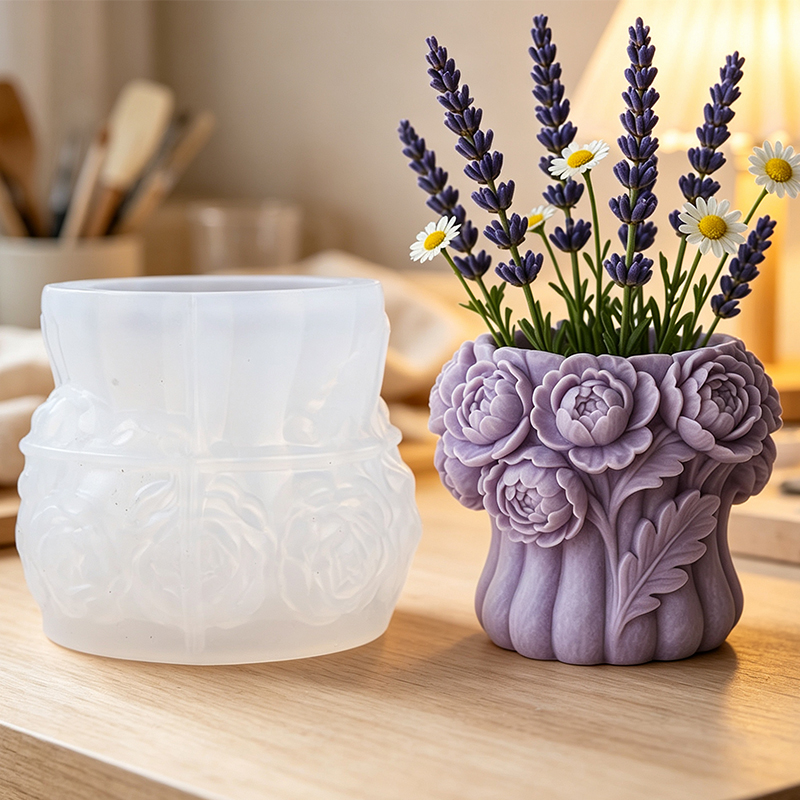 แม่พิมพ์ซิลิโคนรูปแจกันดอกกุหล - 3D Printing Vase บทวิจารณ์และราคา