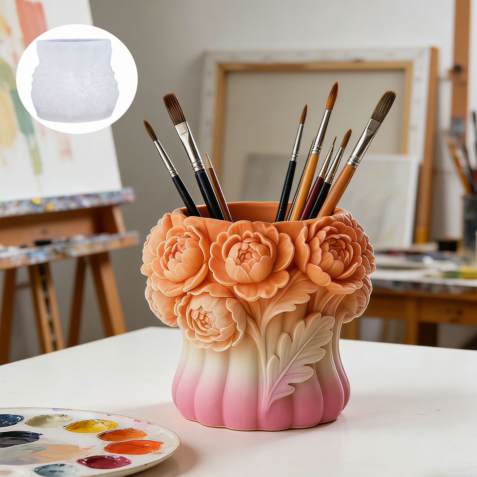 แม่พิมพ์ซิลิโคนรูปแจกันดอกกุหล - 3D Printing Vase บทวิจารณ์และราคา