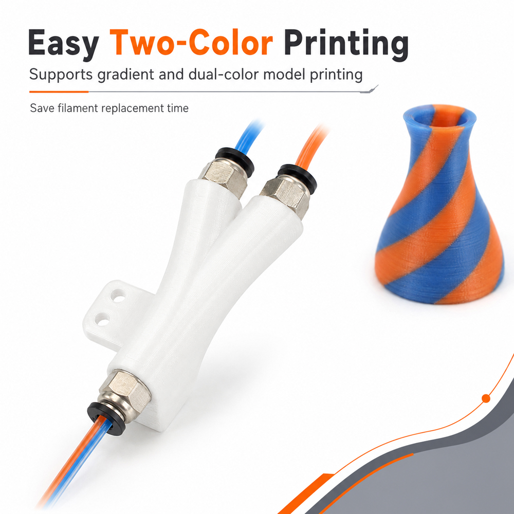 Toaiot สำหรับเส้นใยคู่รูปตัว Y - 3D Printing Website บทวิจารณ์และราคา