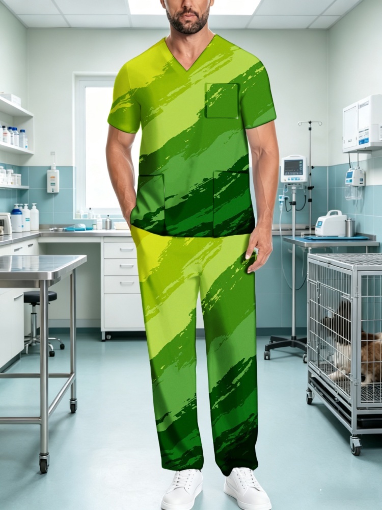 ชุดยูนิฟอร์มแพทย์ผู้ชายลายพิมพ - 3D Printing For Medical บทวิจารณ์และราคา