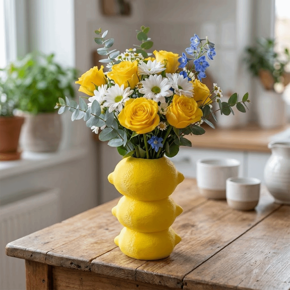 แจกันลายเลมอนพิมพ์ 3 มิติ สไตล - 3D Printing Vase บทวิจารณ์และราคา