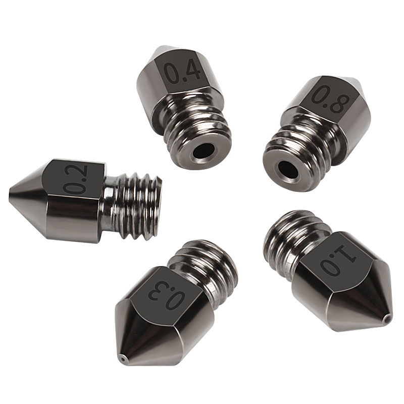 หัวฉีดเหล็กแข็งพิเศษ MK8 5 ชิ้ - 3D Printer Hotend Kit บทวิจารณ์และราคา