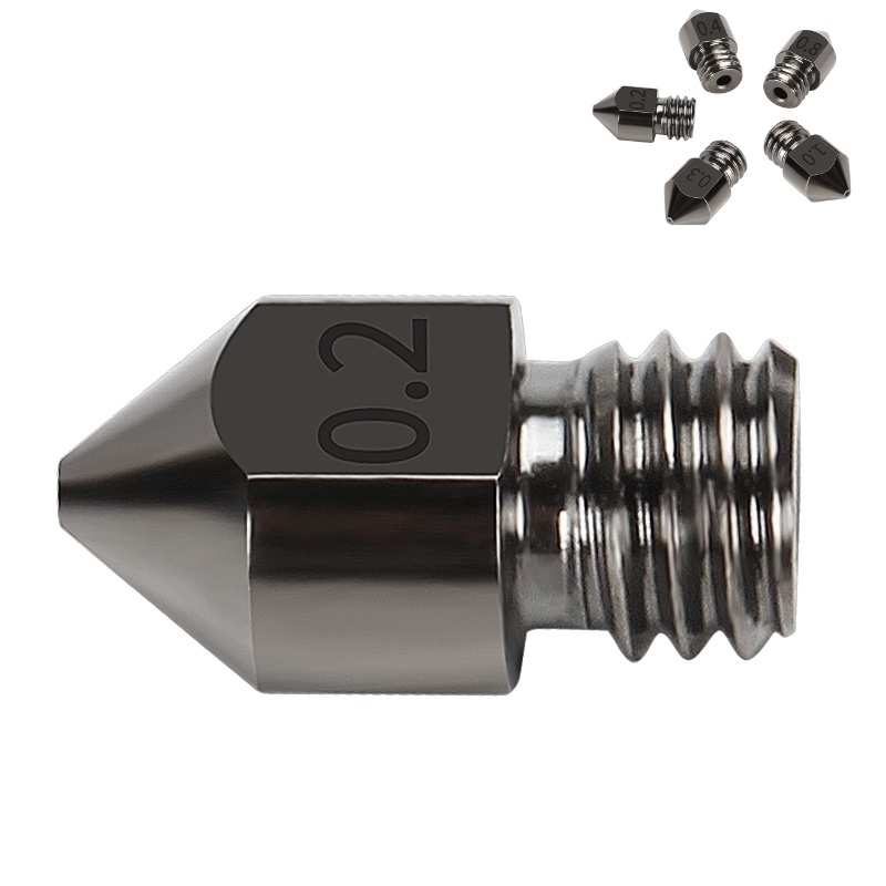 หัวฉีดเหล็กแข็งพิเศษ MK8 5 ชิ้ - 3D Printer Hotend Kit บทวิจารณ์และราคา