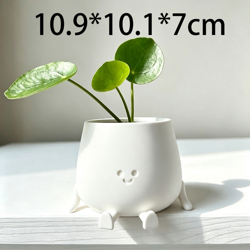 กระถางต้นไม้ลายหน้ายิ้มน่ารักพ - 3D Printing Vase บทวิจารณ์และราคา