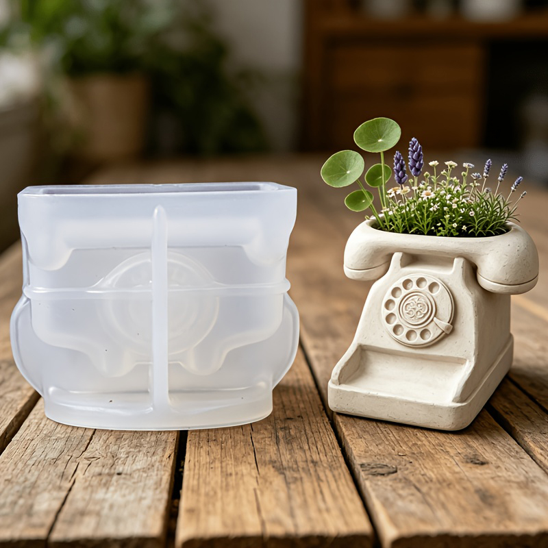 แม่พิมพ์ซิลิโคนรูปโทรศัพท์โบรา - 3D Printing Vase บทวิจารณ์และราคา