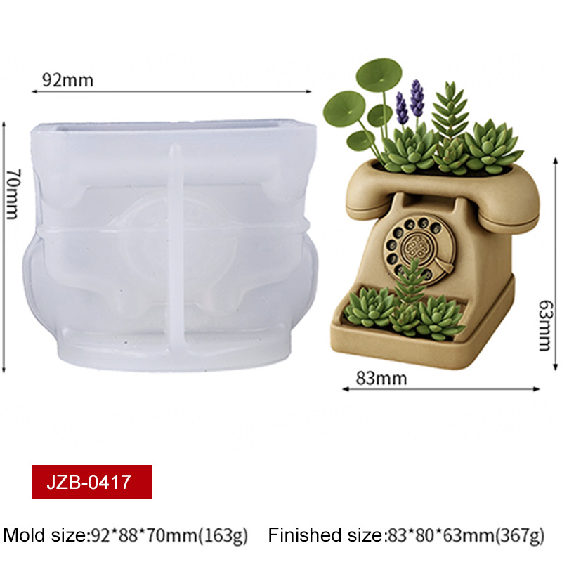 แม่พิมพ์ซิลิโคนรูปโทรศัพท์โบรา - 3D Printing Vase บทวิจารณ์และราคา