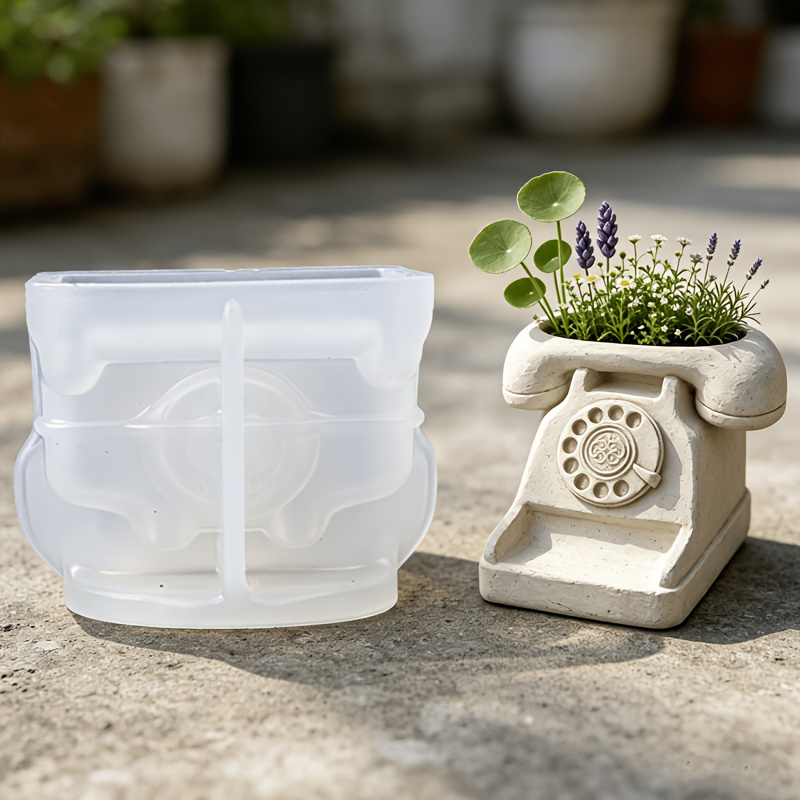 แม่พิมพ์ซิลิโคนรูปโทรศัพท์โบรา - 3D Printing Vase บทวิจารณ์และราคา