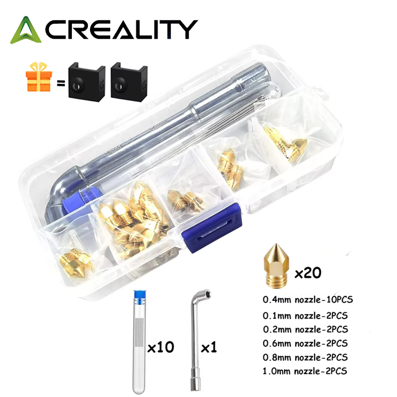 หัวฉีดทองเหลือง CREALITY 20 ชิ - Creality Printer Ender 3 บทวิจารณ์และราคา
