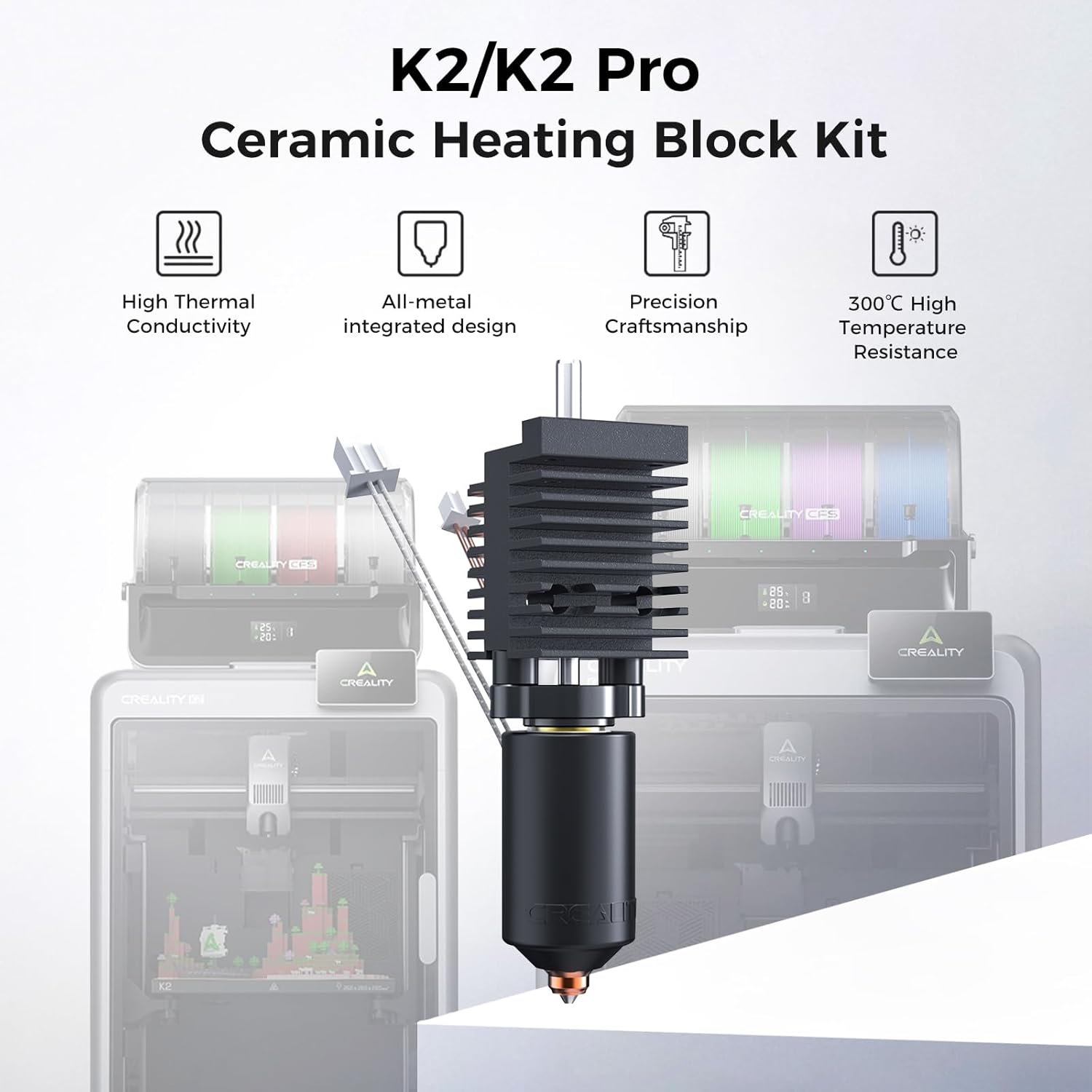 ชุดอุปกรณ์ทำความร้อนเซรามิก Cr - 3D Printer Hotend Kit บทวิจารณ์และราคา