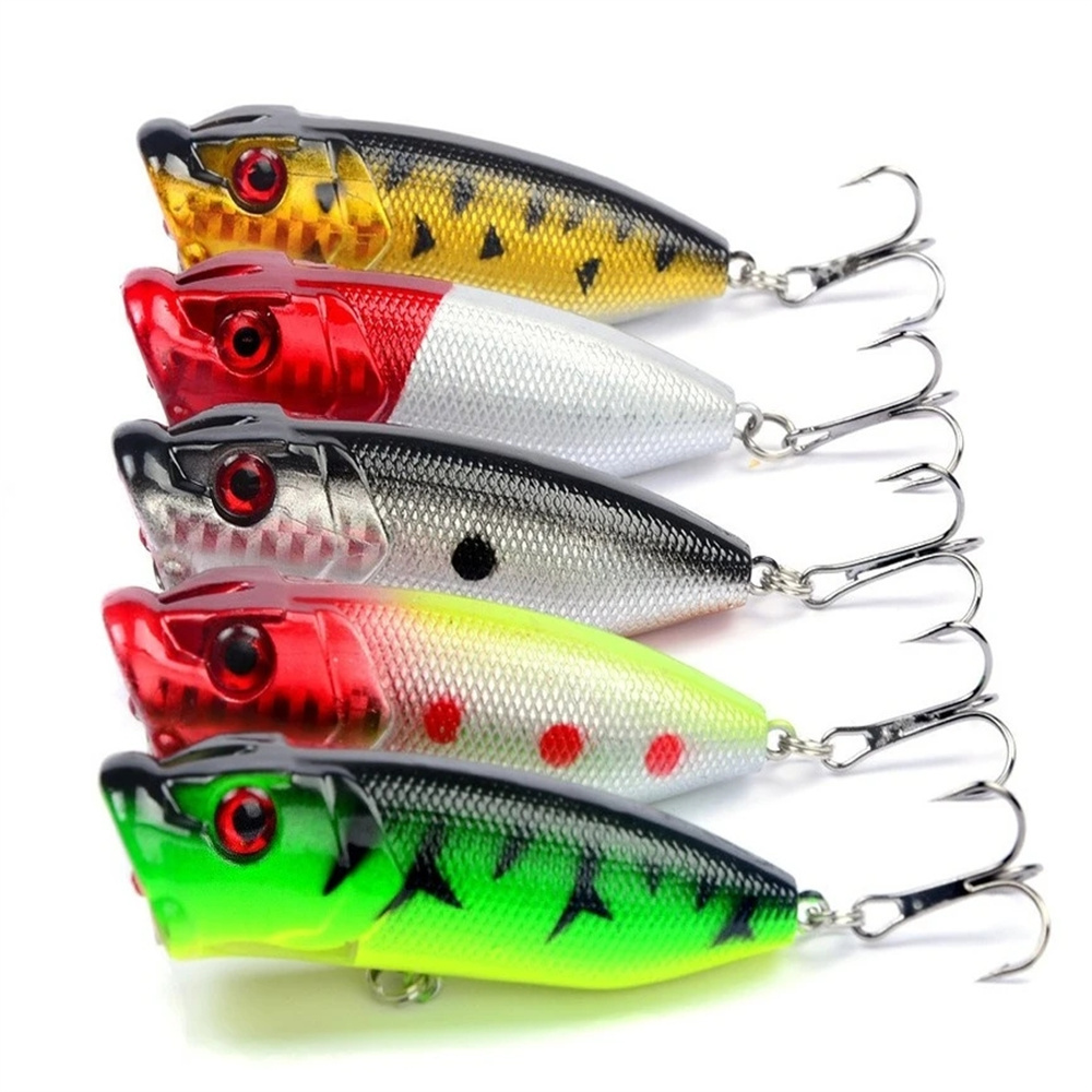 เหยื่อตกปลาแบบป๊อปเปอร์ 5 ชิ้น - 3D Printing Lure บทวิจารณ์และราคา