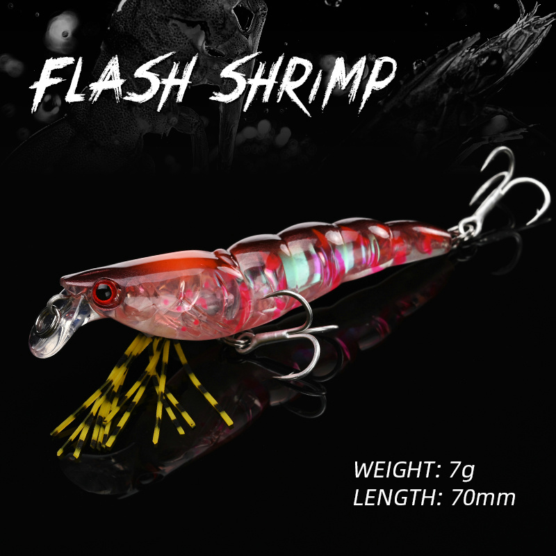 ALLBLUE 3D แฟลชกุ้ง 70mm 7g ตื - 3D Printing Lure บทวิจารณ์และราคา
