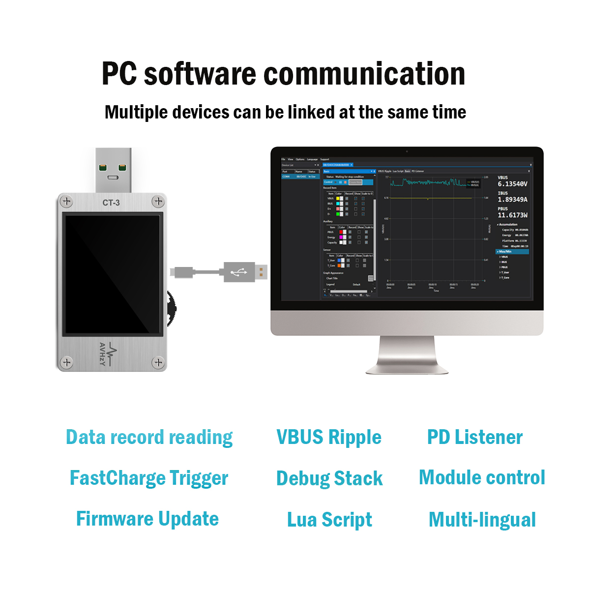 USB 3.1 Power Meter Tester มัล - 3D Printing Output บทวิจารณ์และราคา