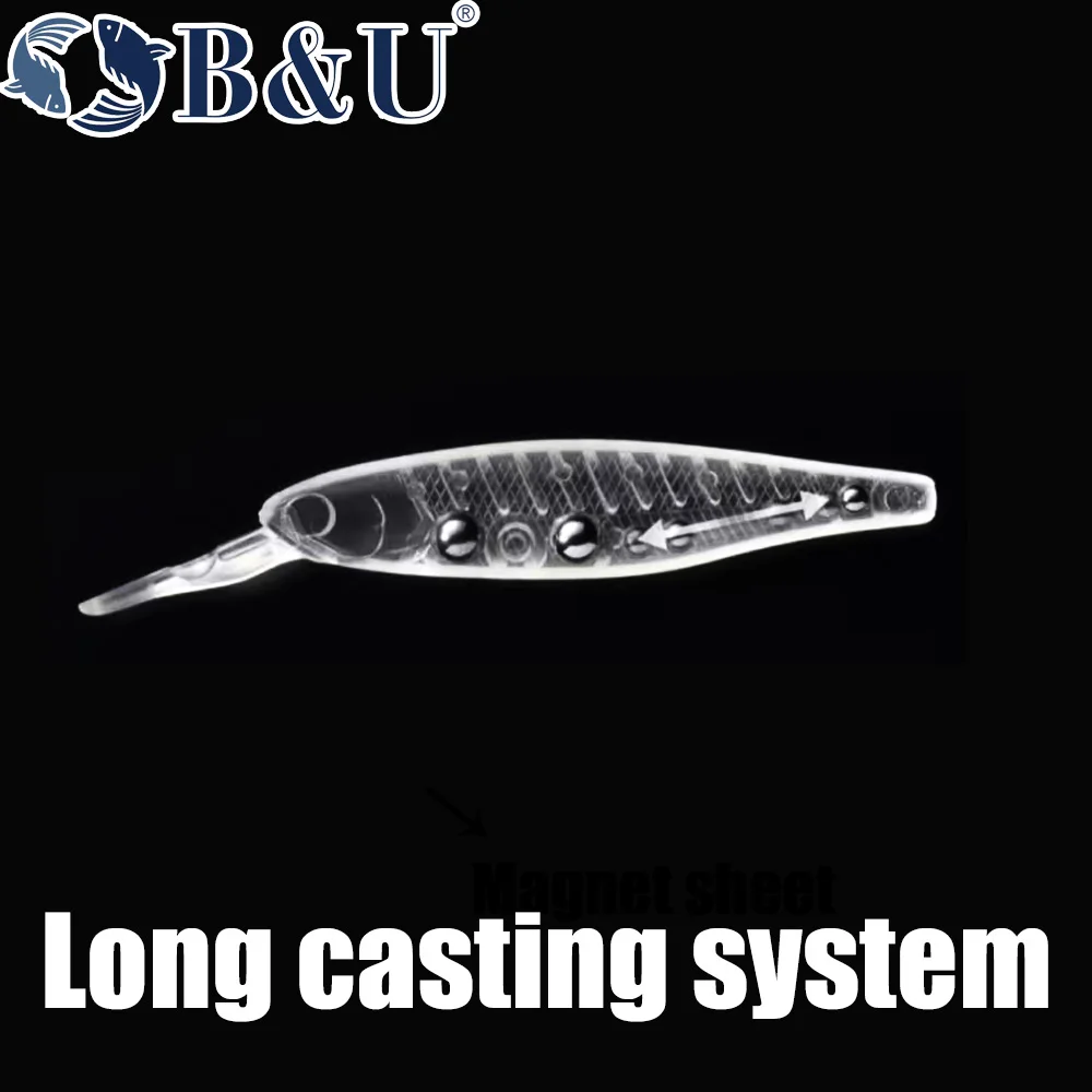 B & U 68 มม.3D การพิมพ์ Shad ร - 3D Printing Lure บทวิจารณ์และราคา
