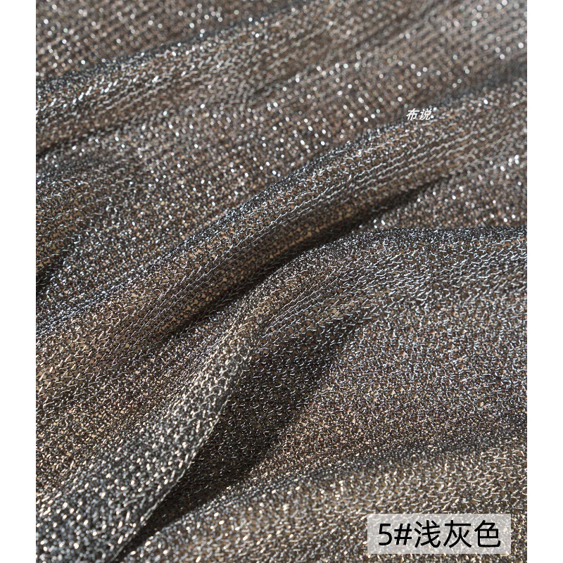 ผ้าไหมพรมสีเทาอ่อนเมทัลลิก ยืด - 3D Printing On Fabric บทวิจารณ์และราคา