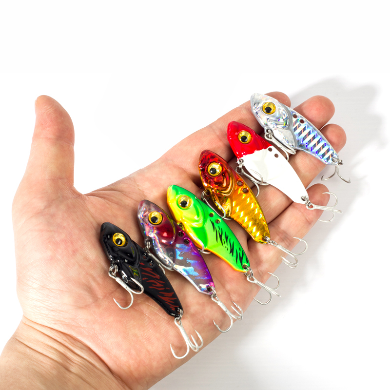 เหยื่อตกปลาโลหะ VIB 6 ชิ้น น้ำ - 3D Printing Lure บทวิจารณ์และราคา