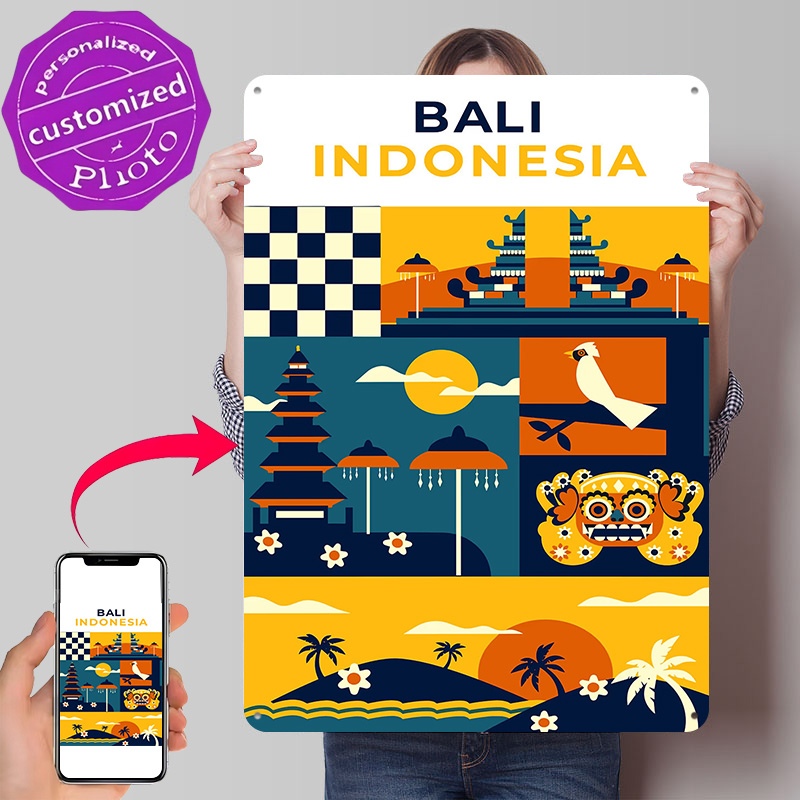 โปสเตอร์พิมพ์ลาย 3 มิติ ลายบาห - 3D Printing Indonesia บทวิจารณ์และราคา