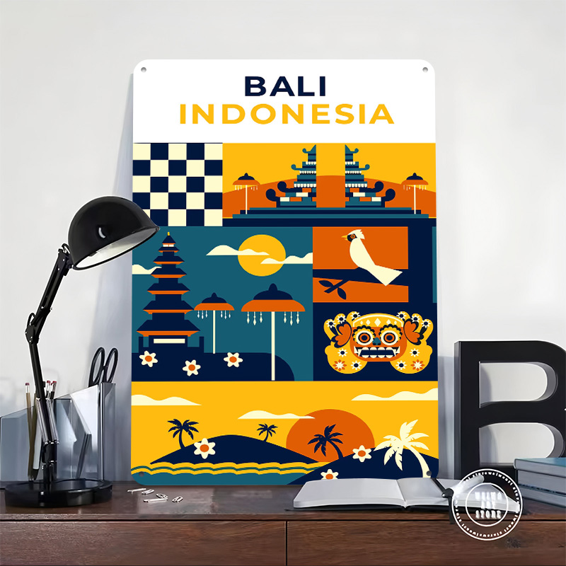 โปสเตอร์พิมพ์ลาย 3 มิติ ลายบาห - 3D Printing Indonesia บทวิจารณ์และราคา