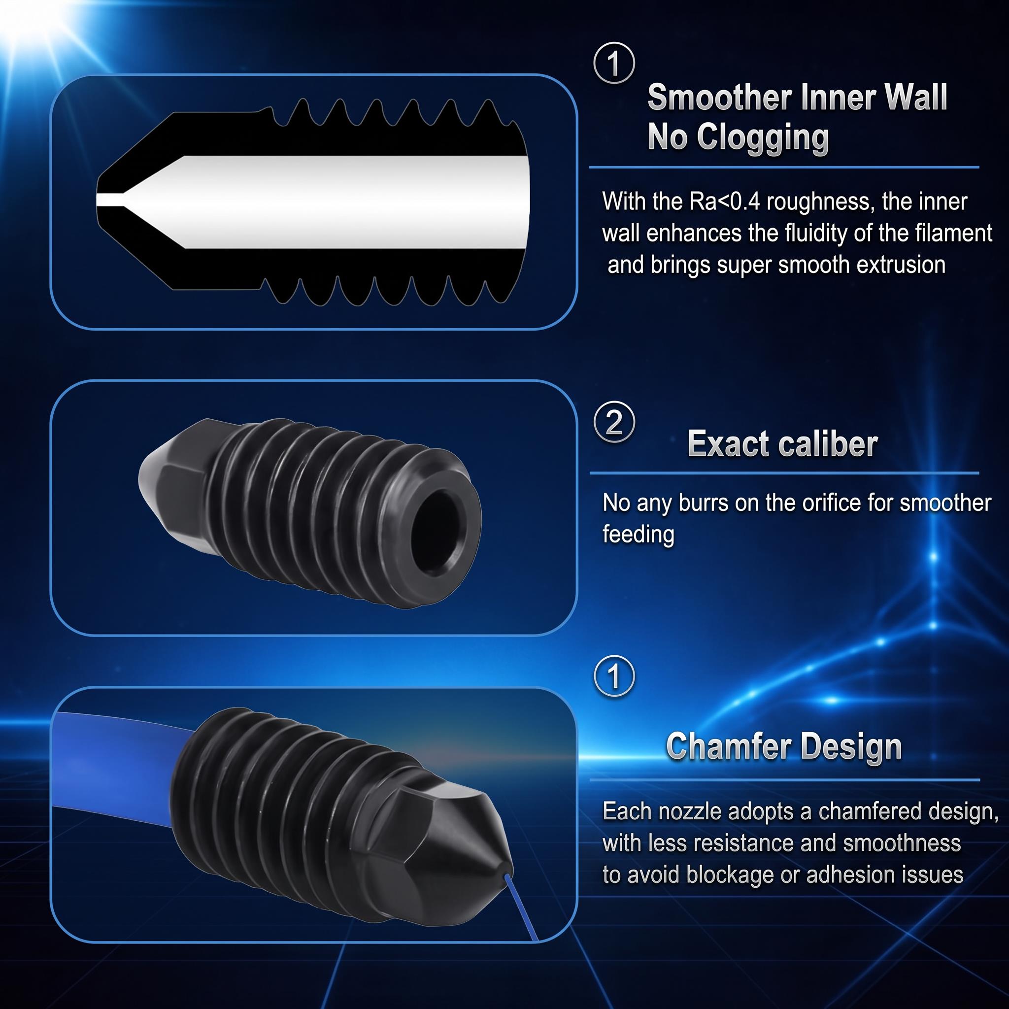 หัวฉีดทองเหลืองแข็งสำหรับเครื่ - 3D Printer Hotend Kit บทวิจารณ์และราคา