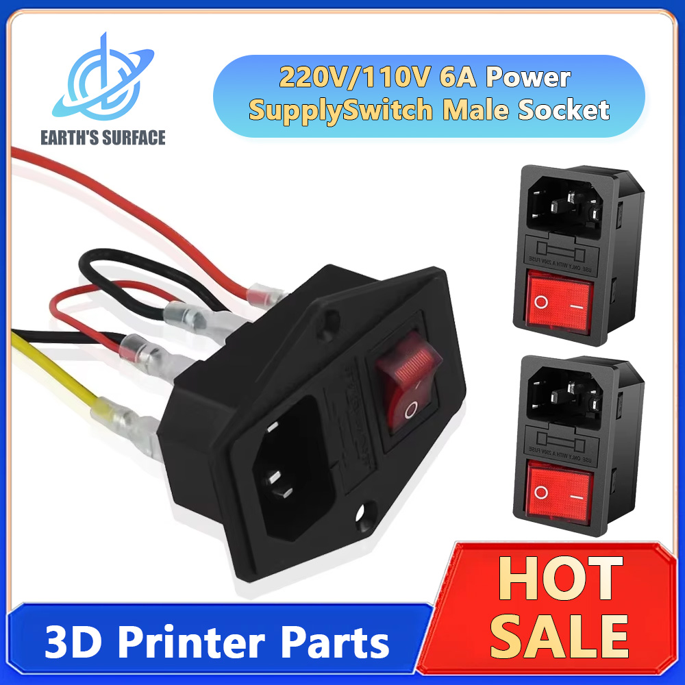 220V 110V 6A แหล่งจ่ายไฟสวิทช์ - 3D Printing Output บทวิจารณ์และราคา