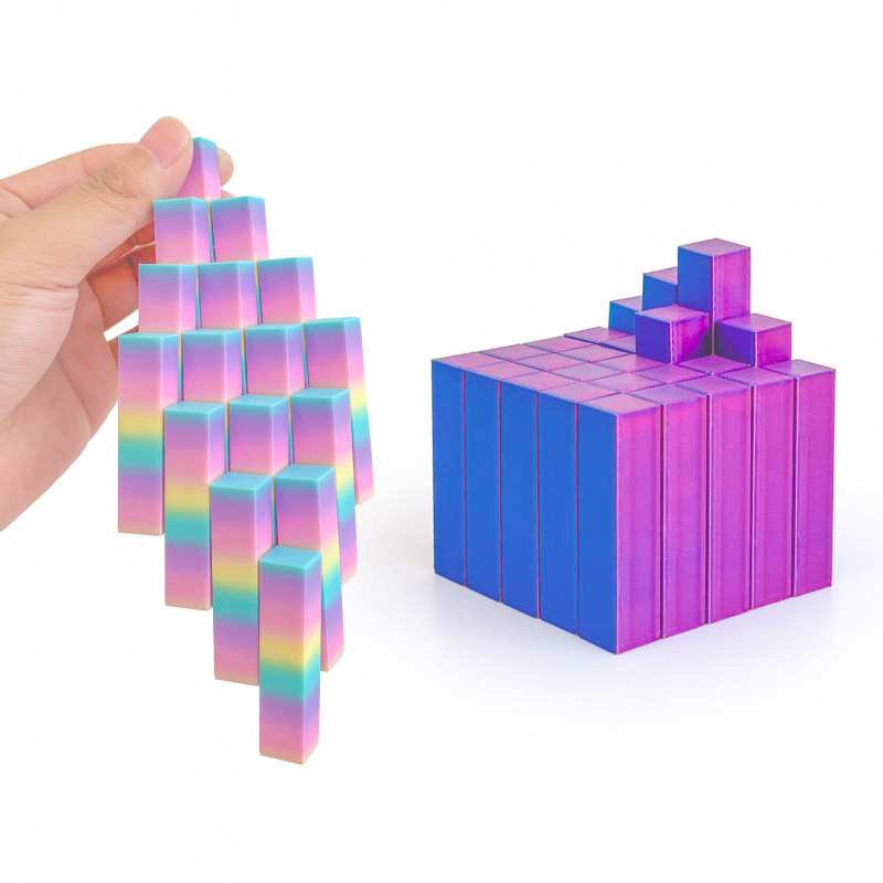 ลูกบาศก์ของเล่นคลายเครียดแบบยื - 3D Printing Liquid บทวิจารณ์และราคา