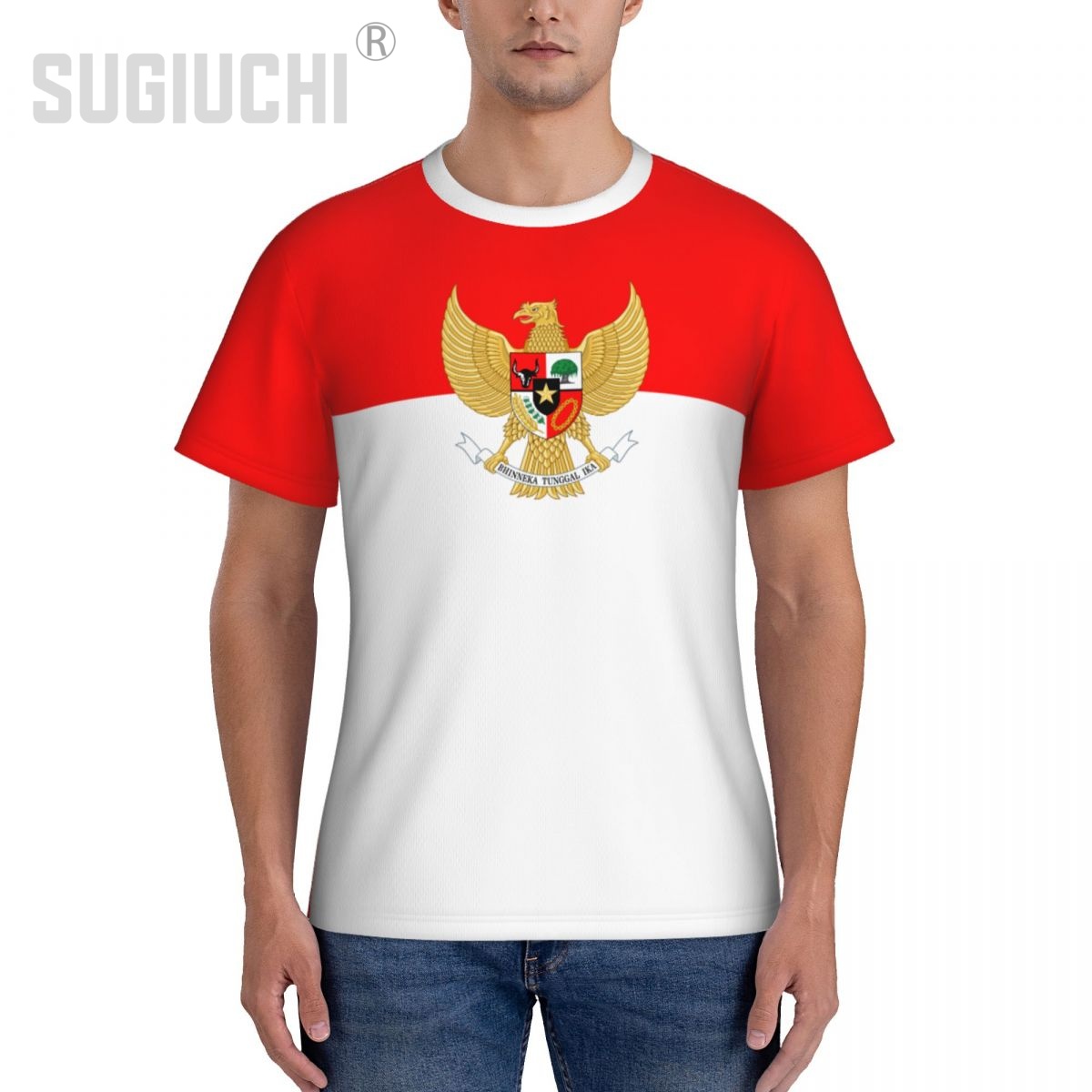 แน่นกีฬาเสื้อยืดอินโดนีเซียธงอ - 3D Printing Indonesia บทวิจารณ์และราคา