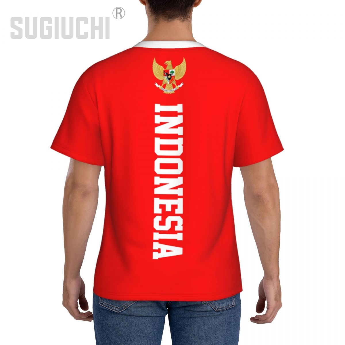 แน่นกีฬาเสื้อยืดอินโดนีเซียธงอ - 3D Printing Indonesia บทวิจารณ์และราคา
