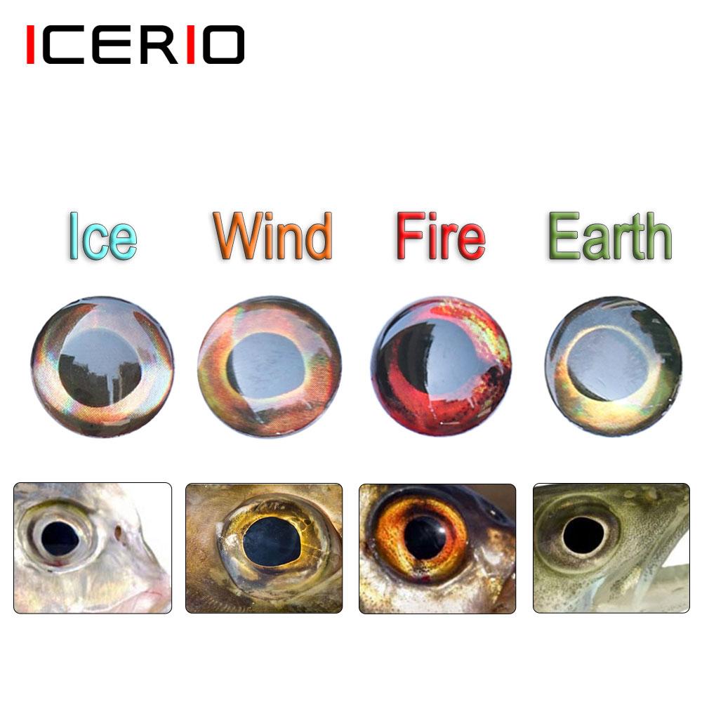 ICERIO 100PCS Holographic 3D 4 - 3D Printing Lure บทวิจารณ์และราคา
