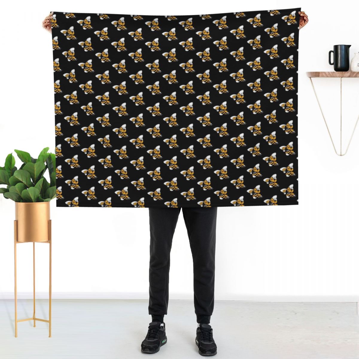 ผ้าห่ม Randolph Macon Iconic T - 3D Printing Icon บทวิจารณ์และราคา