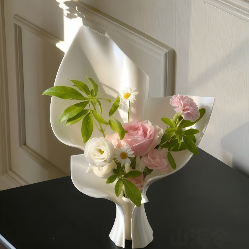 แจกันเซรามิกสีขาวสไตล์มินิมอล  - 3D Printing Vase บทวิจารณ์และราคา