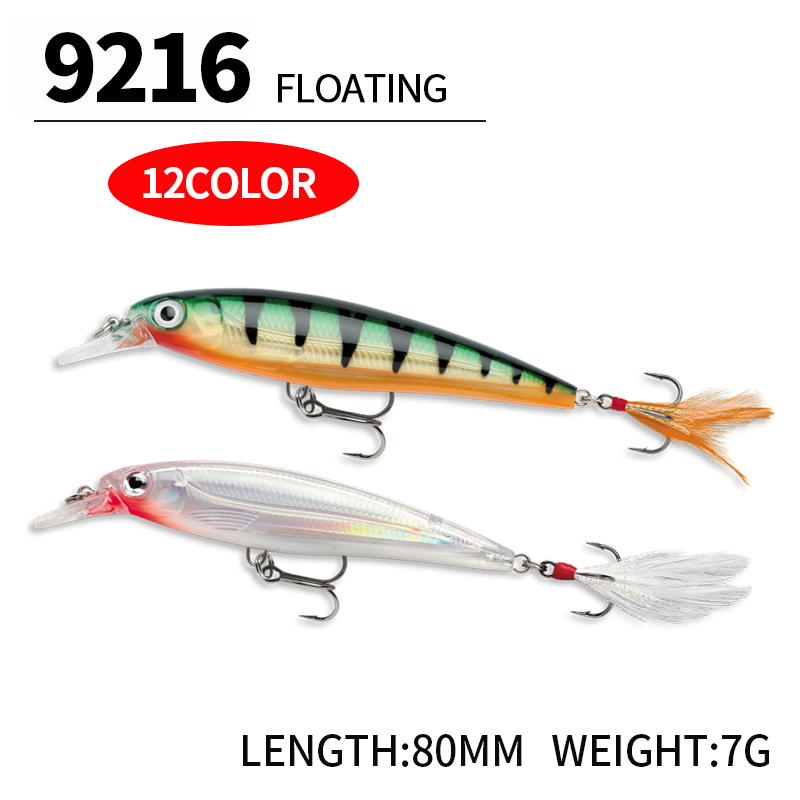 เหยื่อตกปลาขนาด70มม. 7.2กรัมเห - 3D Printing Lure บทวิจารณ์และราคา