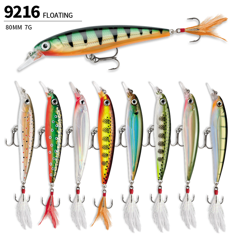 เหยื่อตกปลาขนาด70มม. 7.2กรัมเห - 3D Printing Lure บทวิจารณ์และราคา
