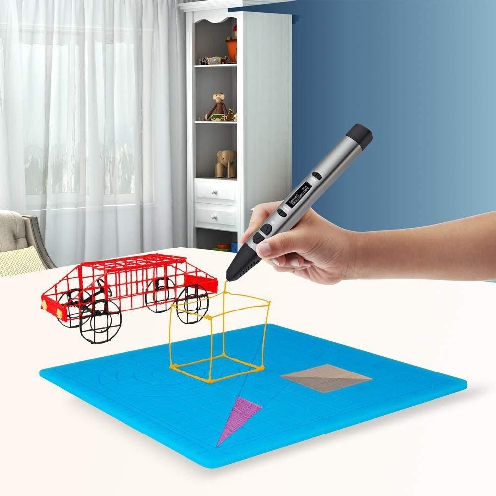 การออกแบบซิลิโคนแผ่นยางสําหรับ - 3D Printing Pen For Adults บทวิจารณ์และราคา