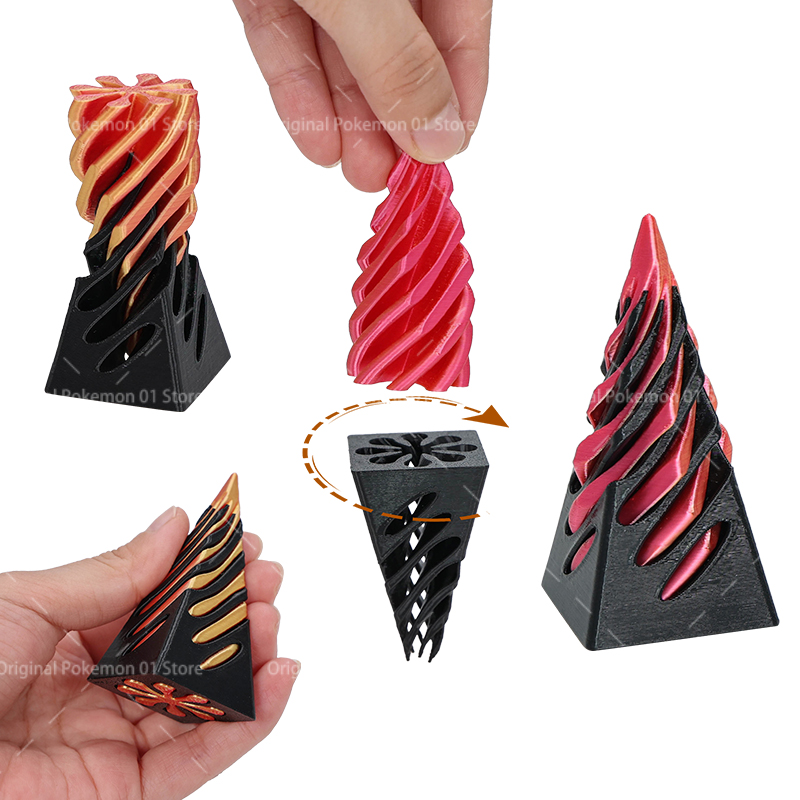 3D พิมพ์เกลียวกรวย Fidget ของเ - 3D Printing Ghosting บทวิจารณ์และราคา