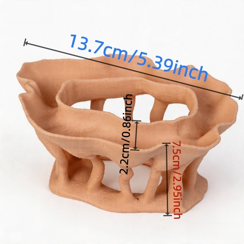 พืชน้ำพิมพ์สามมิติรูปทรงรากไม้ - 3D Printing Vase บทวิจารณ์และราคา