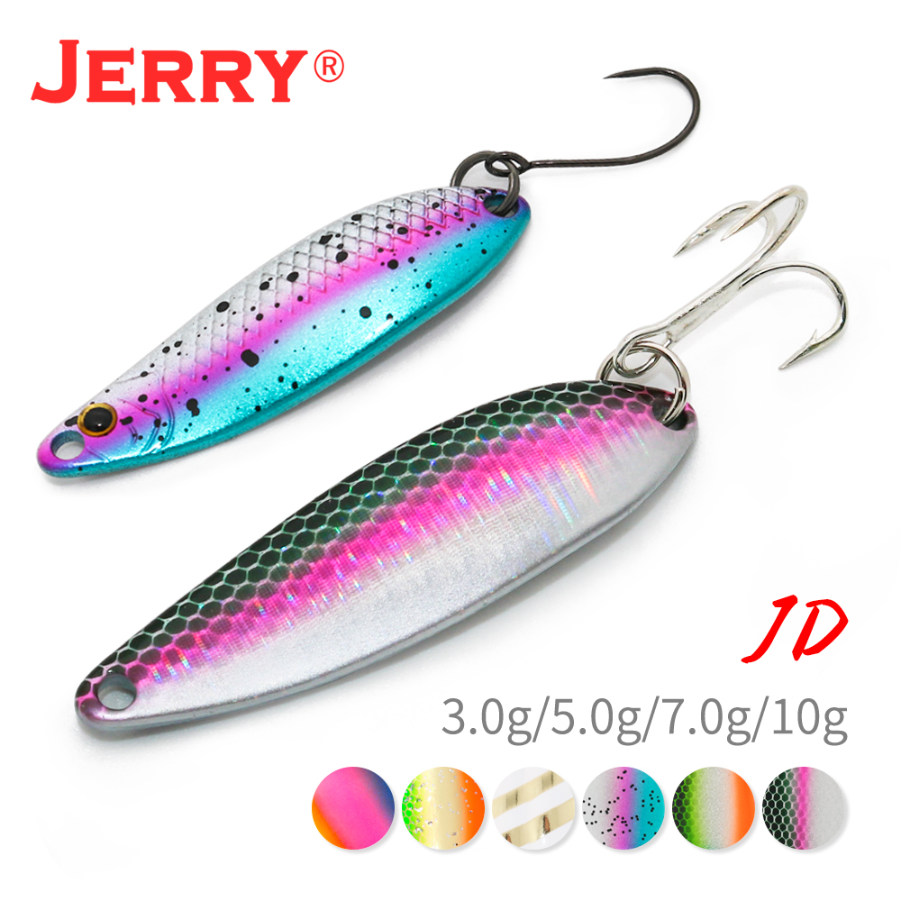 Jerry JDประดิษฐ์ช้อน7G 10Gโลหะ - 3D Printing Lure บทวิจารณ์และราคา