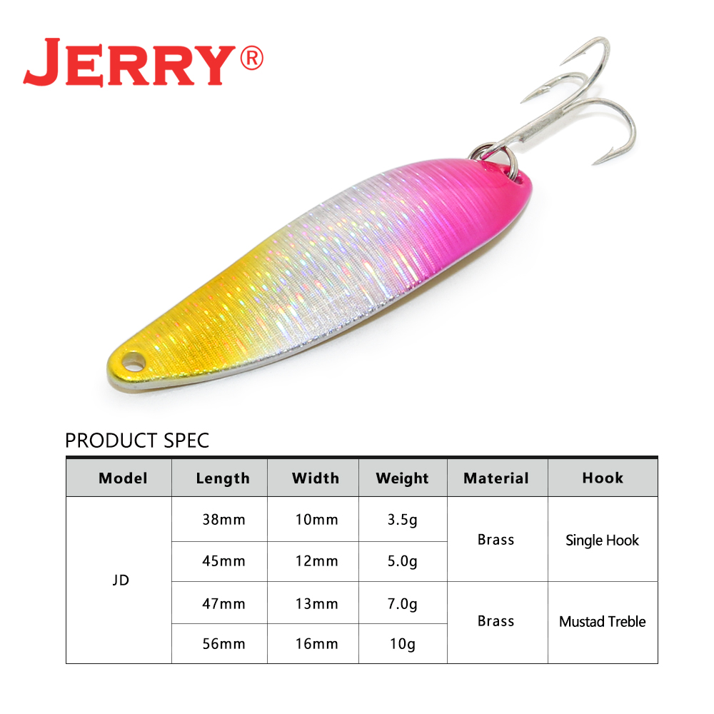 Jerry JDประดิษฐ์ช้อน7G 10Gโลหะ - 3D Printing Lure บทวิจารณ์และราคา